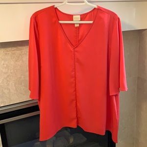 Chico’s pink blouse